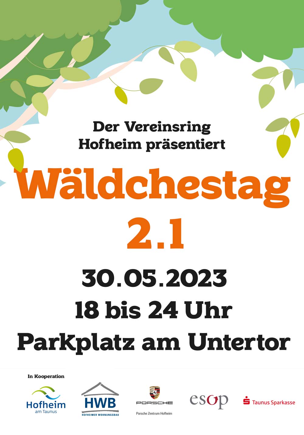 Plakat Wäldchestag 2023